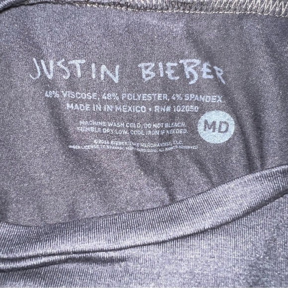 Justin Bieber Graphic 2016 Sleeveless Concert Tee Size Medium - Picture 6 of 7
